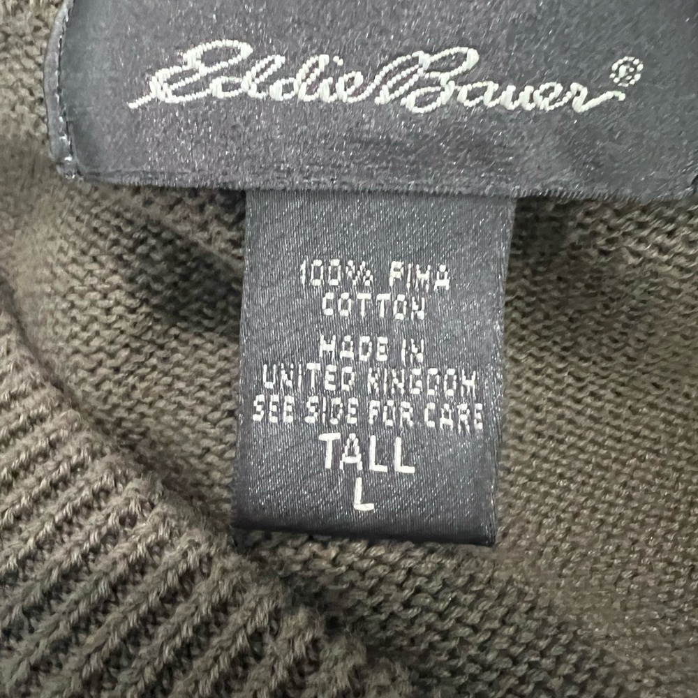 Eddie Bauer Olive Sweater